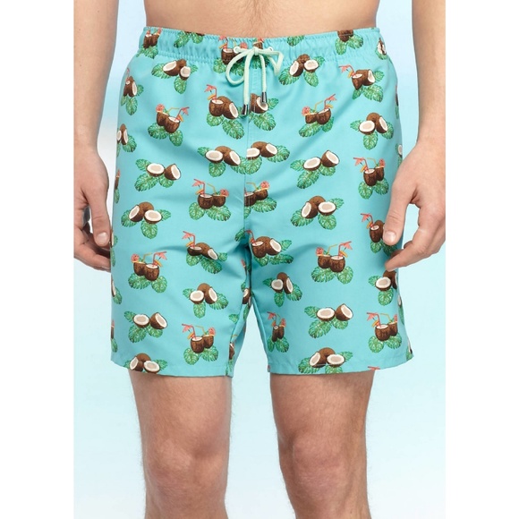 crown & ivy Other - Crown & Ivy | Big & Tall Coconut Swim Trunks